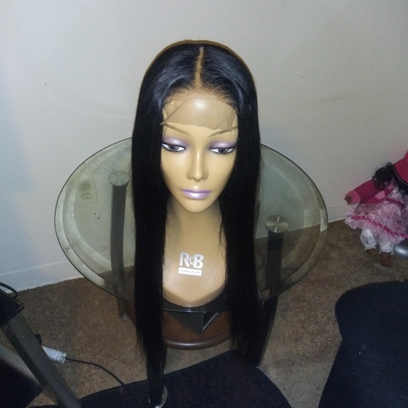 Raw indian straight wig